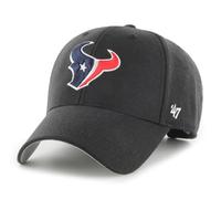 '47 NFL Houston Texans MVP - Berretto da baseball unisex con velcro regolabile, taglia unica, logo della squadra, colore nero, Nero , Taglia unica
