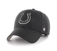 '47 NFL Indianapolis Colts MVP - Berretto da baseball unisex con chiusura in velcro regolabile, taglia unica, logo della squadra, colore nero, Nero , Taglia unica