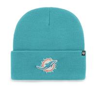 '47 NFL Miami Dolphins Unisex Cuff Knit, Beanie, Logo Team Colore: Verde, Neptune., Taglia unica