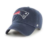 '47 NFL New England Patriots Clean Up - Berretto da baseball unisex con cinturino regolabile, taglia unica, logo della squadra, colore blu navy, blu navy, Taglia unica