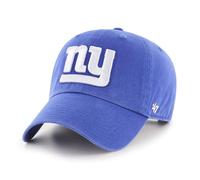 '47 NFL New York Giants Clean Up - Berretto da baseball unisex con cinturino regolabile, taglia unica, logo della squadra, colore blu reale, Blu reale, Taglia unica