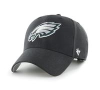'47 NFL Philadelphia Eagles MVP - Berretto da baseball unisex con chiusura in velcro regolabile, taglia unica, logo della squadra, colore nero, Nero , Taglia unica
