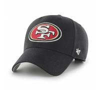 '47 NFL San Francisco 49ers MVP - Berretto da baseball unisex con velcro regolabile, taglia unica, logo della squadra, colore nero, Nero , Taglia unica