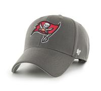 '47 NFL Tampa Bay Buccaneers MVP - Berretto da baseball unisex con chiusura in velcro regolabile, taglia unica, logo della squadra, colore: Grafite Grigio, grafite, Taglia unica