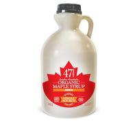 47° North Sciroppo d'acero biologico canadese AMBER ambra - aromatico, 1000ml, fonte unica, grado A, senza glutine, vegano, sciroppo d'acero biologico, gusto leggero e dolce per pancake e altro