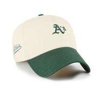 47 Oakland Athletics MLB Baserunner Sure Shot Clean Up Berretto Beige Verde