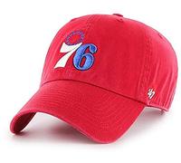 '47 Philadelphia 76ers Clean Up Red Strapback Cappello regolabile