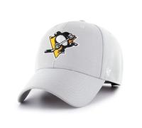 '47 Forty Seven Brand Pittsburgh Penguins Grey MVP Curved Visor Velcroback cap