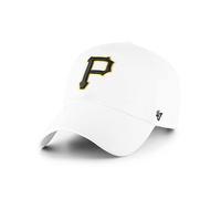 '47 Pittsburgh Pirates - Cappello da uomo e da donna, regolabile, con cinturino posteriore, con logo nero e contorno giallo, bianco, taglia unica