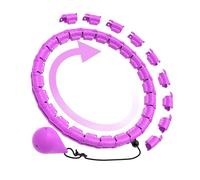 47 pollici 24 nodi più di misura Quiet Weighted Hula Infinity Fitness cerchi staccabili Smart Silent Infinity Hula, cerchio di esercizio adatto per donne e principianti