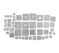 47 Pz/Set Diretta Calore Reballing Universale Direttamente Stencil per Console di Gioco Ps3 Cpu Ps4 Gpu Cxd