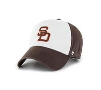 '47 San Diego Padres Cappello Uomo Donna Freshman Clean Up Berretto Regolabile, Bianco/Marrone, bianco/marrone., taglia unica