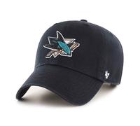 47 San Jose Sharks NHL Clean Up Nero Berretto Regolabile