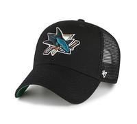 47 San Jose Sharks NHL Most Value P. Branson Nero Berretto da Camionista Regolabile