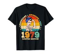 47 Year Old Legend Since 1979 - Fantastica Donna per Il 47° Compleanno Maglietta