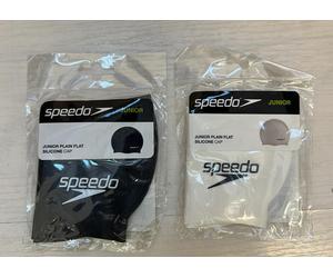 4700/235 SPEEDO CUFFIA SILICONE 2PZ BAMBINO UNISEX PISCINA NUOTO TUFFI