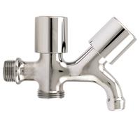 rubinetto duplex Uni per lavatrice Itap 220 gr 1/2"x3/4" rubinetti