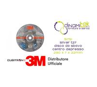 47191 SILVER T27 DISCO DA SBAVO A CENTRO DEPRESSO 230MM X 7MM X 22MM 3M™ cf 20 p