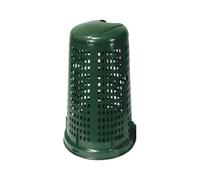 BIDONE TRESPOLO DIAMETRO 58, ALTEZZA 90, LITRI 100 VERDE E COPERCHIO VERDE