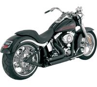 47221 Scarico SHORTSHOTS STAGGERED nero Harley FLSTF 1340 90-99 VANCE&HINES