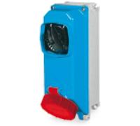 PALAZZOLI PRESA INTERBLOCCATA FUSIBILI E16 2P+T 16A 380V 9H IP67 TERMOINDURENTE