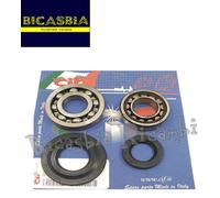4765 - KIT CUSCINETTI + PARAOLI ALBERO MOTORE VESPA 180 200 RALLY PARAOLIO