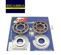 4766 - KIT CUSCINETTI + PARAOLI ALBERO MOTORE VESPA 150 GS VS5T PARAOLIO