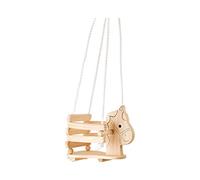 Altalena in legno a forma di cavallo