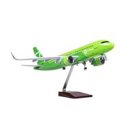 47CM 1 80 Scala Modello Aereo A320NEO A320 NEO Per Siberia S7 Aviazione Giocattolo Luci e Ruote Carrello di Atterraggio Pressofuso Playkit(No lights)