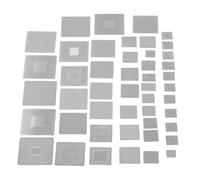 47PCS BGA Stencil Universal Reballing Rework Net Stencil Modello in Acciaio Mesh Kit di Calore Direttamente per Laptop, Desktop