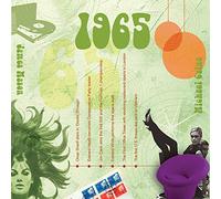 47th Birthday Gift Idea - 1965 Chart Hits CD and 1965 Greeting Card