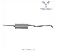 48.01.07 Silenziatore posteriore Imasaf per MERCEDES 170 160