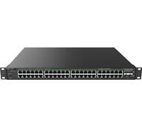 48 10/100/1000Base-T copper ports with auto-negotiation 4 1GE SFP ports fixed single AC power supply PoE/PoE power supply 370 NEW