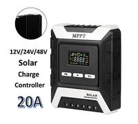 48/12/24V 20-60A MPPT Solare Charge Controllore Panel Battery RegulatorDual USB
