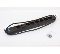 INL Multipresa elettrica 19" 1U, 8x presa Schuko 16A max, power indicator, int