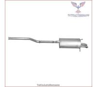 48.75.07 Silenziatore posteriore Imasaf per MERCEDES CLASSE C 220 200 CLK