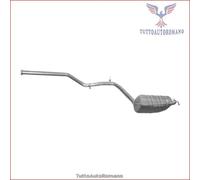 48.84.17 Silenziatore posteriore Imasaf per MERCEDES CLASSE E 320 280 270