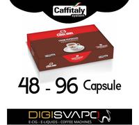 48/96 Capsule Caffè Caffitaly System R-Smart Cagliari CREM ESPRESSO 100% Orig.