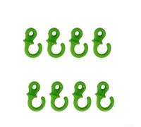 48 ammortizzatori in silicone a coda di scimmia, accessori essenziali per il controllo del rumore (8 pezzi, verde)