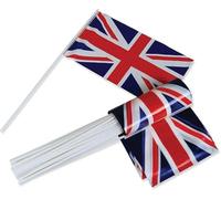 48 bandiere a mano Union Jack che sventolano piccole bandiere Royal Street Party Celebrazioni eventi sportivi pub barbecue decorazioni auto