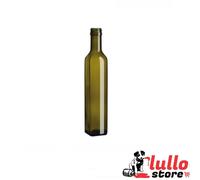 48 BOTTIGLIE PER OLIO MARASCA 0,250 LITRI CON TAPPI IN VETRO VERDE LIQUORE VINO