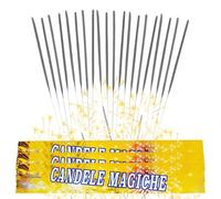 48 Candeline Magiche 25 CM Scintille Luminose Scintillanti Per Matrimonio Compleanno Capodanno Party Cat.1 (F1)