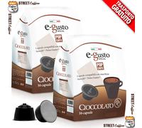 48 Capsule Cialde Caffè Pop E-Gusto Cioccolato Compatibili Nescafè Dolce Gusto