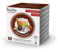 48 Capsule Dolce Vita Nocciolone Senza Glutine e Soia Compatibili Dolce Gusto