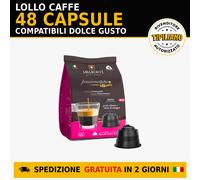 Lollo Caffè Passione Dolcissima Miscela Nera compatibile Dolce Gusto 16 capsule
