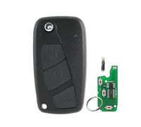 48 chip 3 pulsanti telecomando di ricambio per Fiat Ducato Punto Bravo Citroen Relay Jumper Iveco Daily Lancia Remote Fob con SIP22 Blade Key Ring