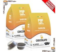 48 Cialde Capsule Caffè Pop Babilon Cioccolato Compatibile Bialetti Gratis