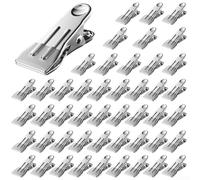 48 clip in acciaio inox per coperture per piscine sicure e fuori terra per piscine in acciaio durante i mesi invernali (nero)