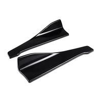 48 Cm ABS Paraurti Posteriore Protector Diffusore Lip Splitter Grembiule Spoiler Gonna Laterale Universale In Fibra Di Carbonio Look 1Pair(2)