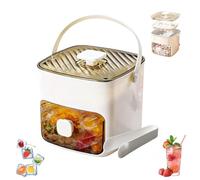 48 Cubi Macchina Per Ghiaccio Con Coperchio Easy-Press - Macchina Per Ghiaccio Portatile A Doppio Livello, Vassoio Per Ghiaccio Portatile, Ghiaccio A Strati Con Cassetto, Stampo Per Whisky (white)
